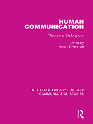 cover image of Human Communication